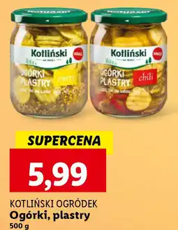 Kotliński Ogródek Ogórki, plastry 500g