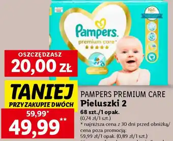 Lidl Pampers Premium Care Pieluszki 2 68 szt oferta