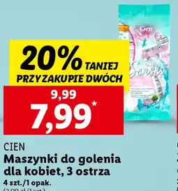 Lidl Cien Maszynki do golenia dla kobiet, 3 ostrza oferta