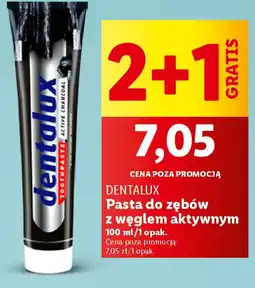 Lidl DENTALUX Pasta do zębów z węglem aktywnym 100 ml oferta