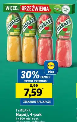Lidl TYMBARK Napój, 4-pak oferta