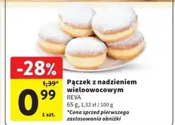 Intermarche Pączek z nadzieniem wieloowocowym Reva oferta