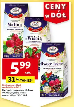 Auchan Herbatka owoce leśne Malwa tea oferta
