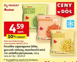 Auchan Fasolka szparagowa zółta Auchan różnorodne (logo czerwone) oferta