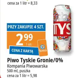 E.Leclerc Piwo Tyskie 0.0% oferta