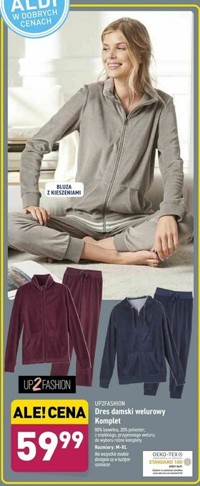 ALDI Dres damski welurowy oferta