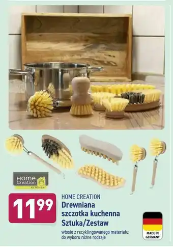 ALDI Drewniana szczotka kuchenna Sztuka/Zestaw oferta