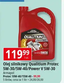 E.Leclerc Olej silnikowy 10w-40 Qualitium Protec oferta