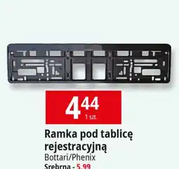 E.Leclerc Ramka pod tablicę rejestracyjną srebrna Phenix oferta