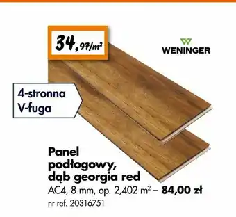 Bricoman Panel podłogowy, dąb georgia red oferta