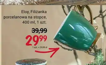 Rossmann Eloy, Filiżanka porcelanowa na stopce oferta