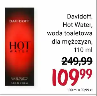 Rossmann Davidoff, Hot Water, woda toaletowa dla mężczyzn 110 ml oferta