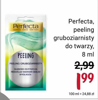 Rossmann Perfecta, peeling gruboziarnisty do twarzy 8 ml oferta
