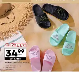 Biedronka Klapki damskie rozm. 37-40 Kappa oferta