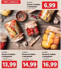 Lidl Słoik z zadrukowaną nakrętką 720 ml Florina (Florentyna) oferta
