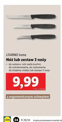 Lidl Zestaw noży Livarno Home oferta