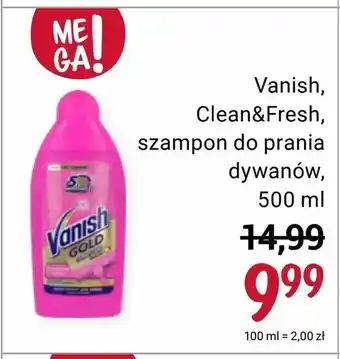 Rossmann Vanish, Clean&Fresh, szampon do prania dywanów 500 ml oferta