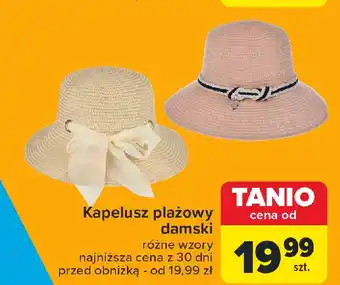 Carrefour Kapelusz damski oferta