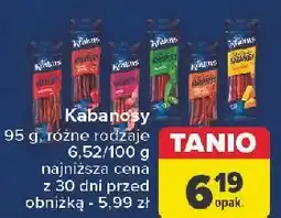 Carrefour Kabanosy drobiowo-wieprzowe Krakus Animex oferta