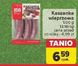 Carrefour Kaszanka wieprzowa Jbb Bałdyga oferta