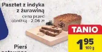 Carrefour Pasztet z żurawina Indykpol oferta