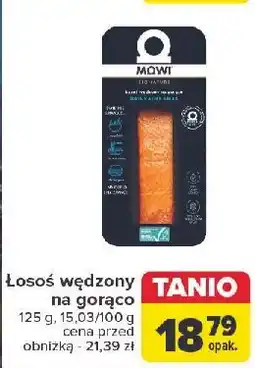 Carrefour Łosoś wędzony na gorąco naturalny Mowi oferta
