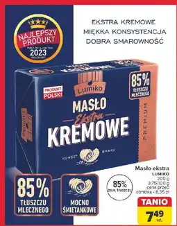 Carrefour Masło ekstra kremowe Lumiko oferta