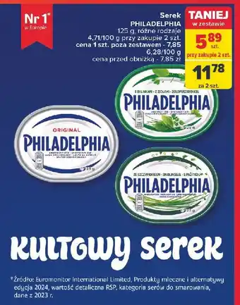 Carrefour Serek z ziołami Philadelphia oferta