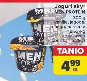 Carrefour Jogurt mango-marakuja Bakoma Men Skyr Protein oferta