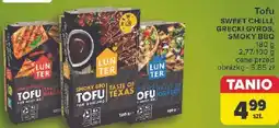 Carrefour Tofu sweet chilli Lunter oferta