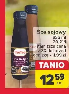 Carrefour Sos sojowy ciemny Tao oferta