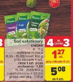 Carrefour Koperkowo-ziołowy Knorr Sos Sałatkowy oferta