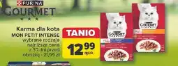 Carrefour Karma dla kota tuńczyk + łosoś pstrąg Purina Gourmet Mon Petit oferta
