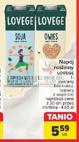 Carrefour Napój sojowe + wapń Sante I Love Vege oferta