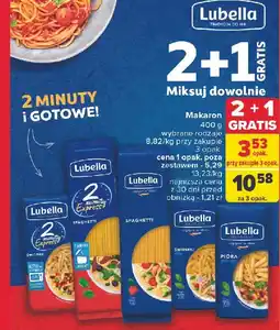 Carrefour Makaron spaghetti Lubella oferta