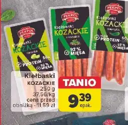 Carrefour Kiełbaski kozackie cannabis Pekpol oferta