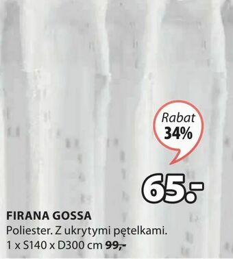 JYSK Firana gossa oferta