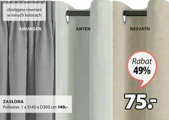 JYSK Zasłona oferta