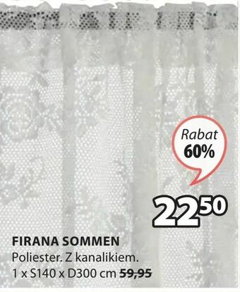 JYSK Firana sommen oferta