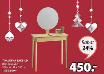 JYSK Toaletka saksild oferta