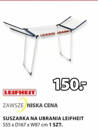 JYSK Suszarka na ubrania leifheit oferta