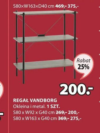 JYSK Regał vandborg oferta