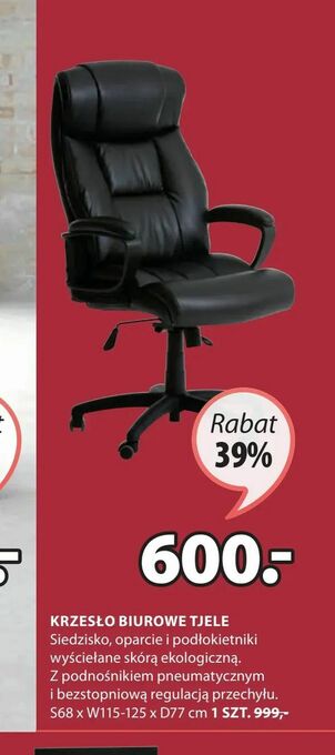 JYSK Krzesło biurowe tjele oferta