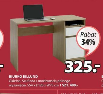 JYSK Biurko billund oferta