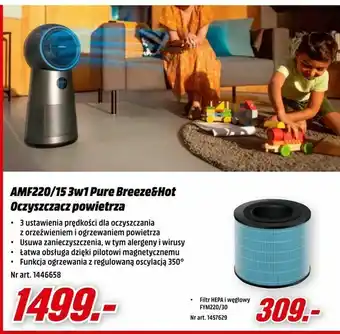 Media Markt AMF220/15 3w1 Pure Breeze&Hot Oczyszczacz powietrza oferta