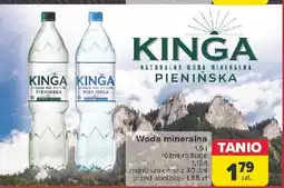 Carrefour Woda gazowana Kinga Pienińska oferta