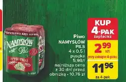 Carrefour Piwo Namysłów Pils oferta