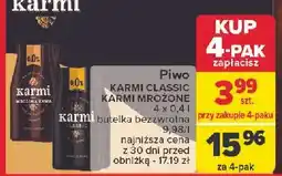Carrefour Piwo Karmi Classic oferta