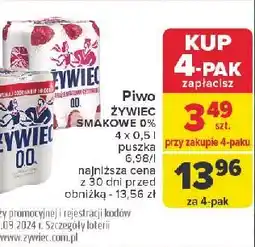 Carrefour Piwo Żywiec Bezalkoholowe oferta