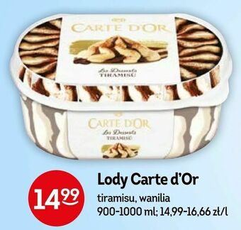 Żabka Lody Carte d'Or oferta